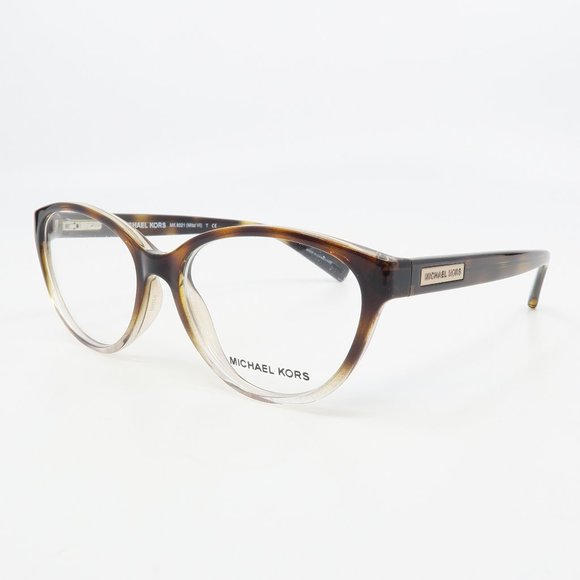 Michael Kors MK 8021 3125 New Tortoise/ Clear MITZI VI Eyeglasses 52mm w/ case - Picture 5 of 6